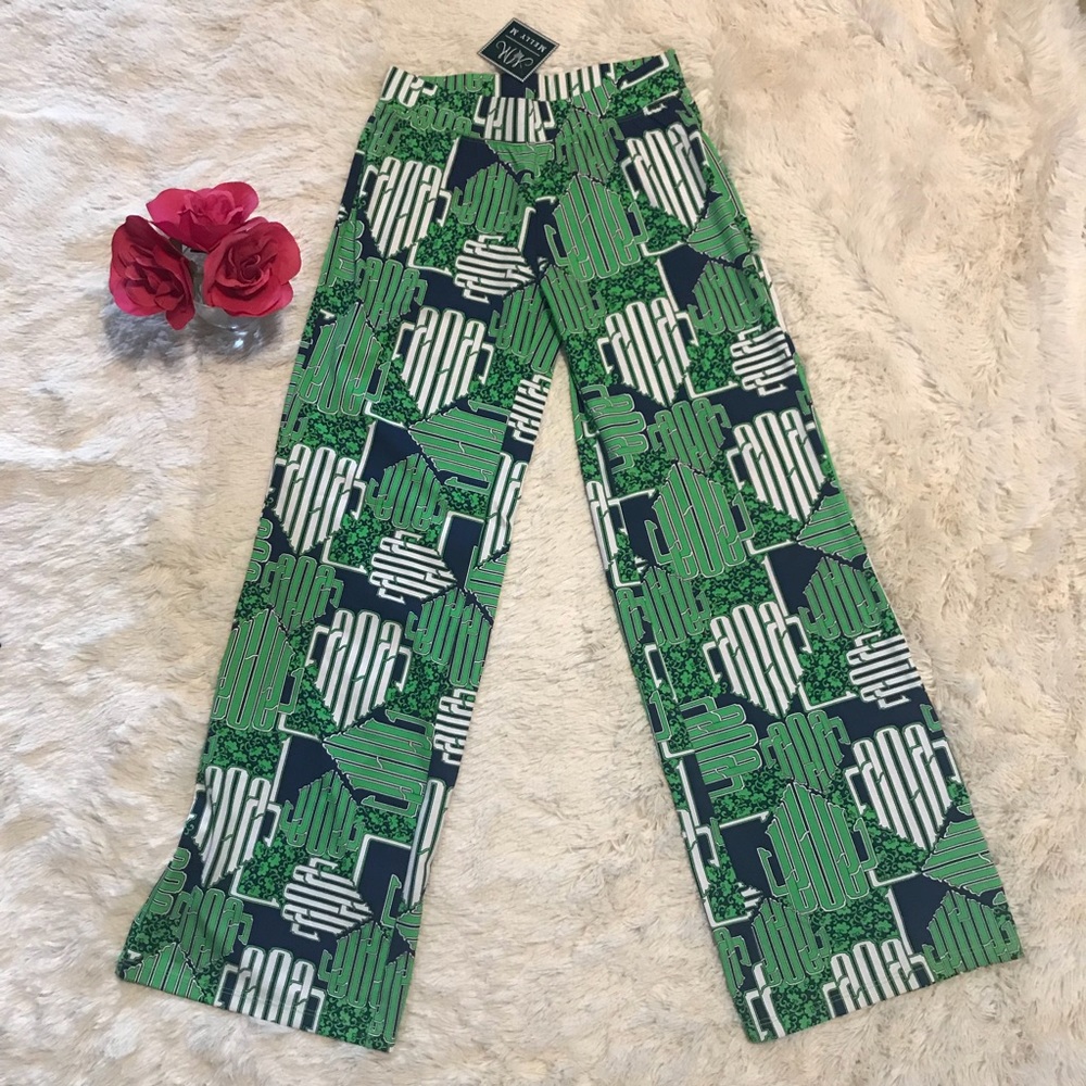 Melly M Printed Jersey Pant